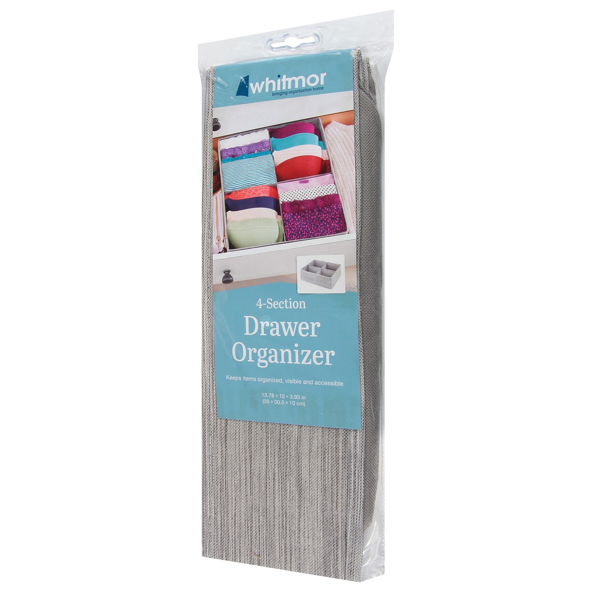 slide 3 of 9, Whitmor 4-Section Organizer, 1 ct