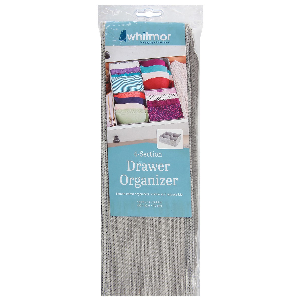 slide 1 of 9, Whitmor 4-Section Organizer, 1 ct