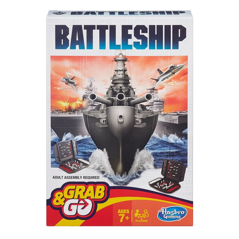 slide 1 of 1, Hasbro Gaming Battleship Grab & Go, 1 ct