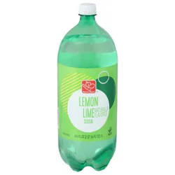 Harris Teeter Soda - Lemon Lime - 2 liter