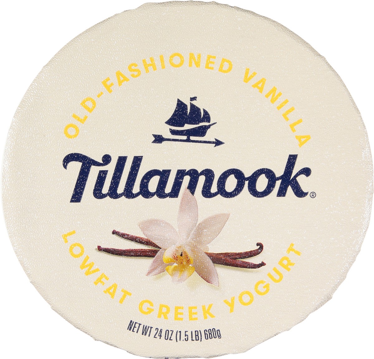 slide 3 of 11, Tillamook Lowfat Greek Old-Fashioned Vanilla Yogurt 24 oz, 24 oz