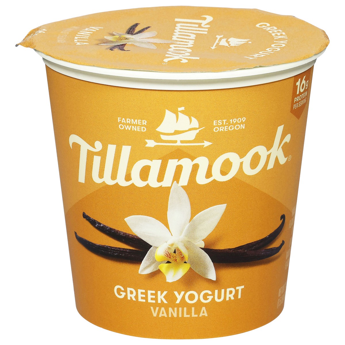 slide 1 of 11, Tillamook Vanilla Greek Yogurt 24 oz, 24 oz