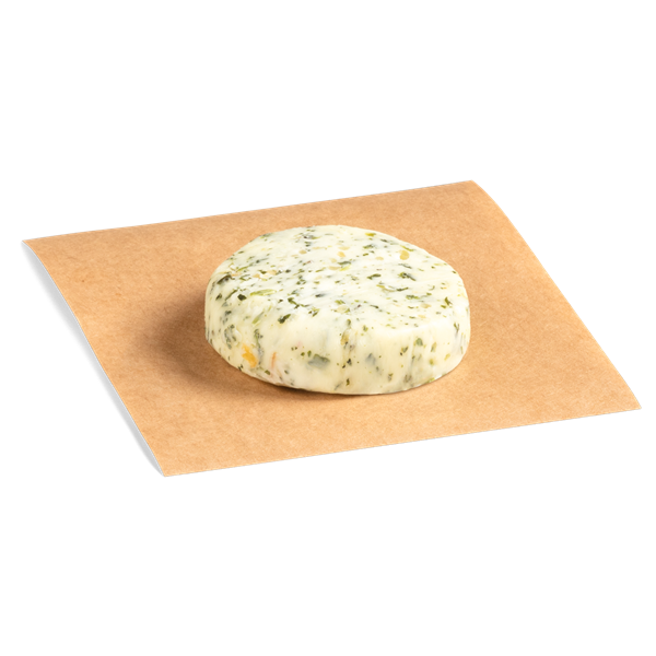 slide 1 of 1, Hy-Vee Garlic & Herb Gourmet Steak Butter, 0.5 oz