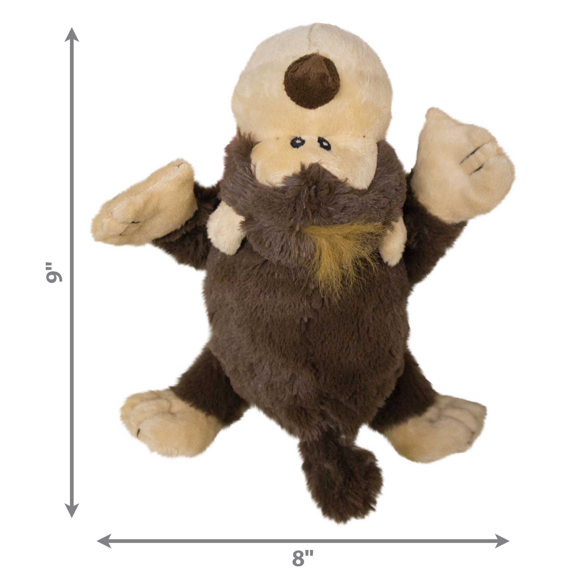 slide 2 of 4, Kong Company KONG Cozie Spunky Monkey Dog Toy, 1 ct