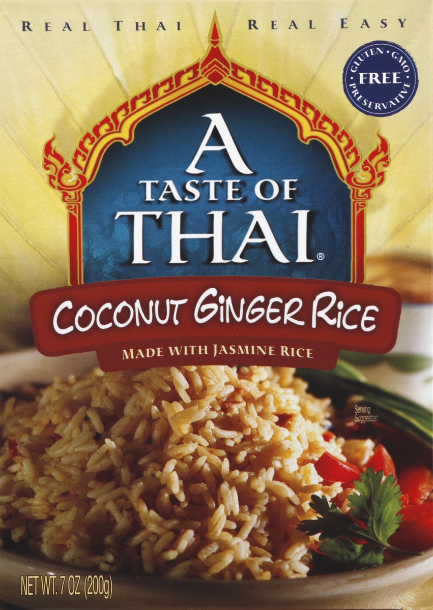 slide 4 of 4, A Taste Of Thai Coconut Ginger Rice, 1 ct