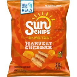 Sunchips Harvest Cheddar Whole Grain Snacks