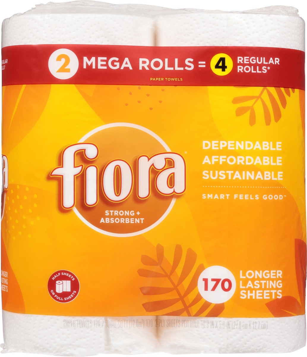 slide 8 of 9, Fiora Paper Towels, 2 Pack, 340 ct