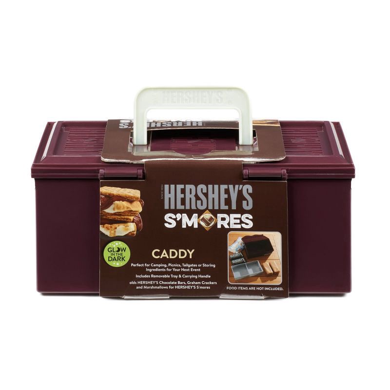 slide 3 of 3, Hershey's Glow In The Dark S'Mores Caddy - Brown/Green, 1 ct