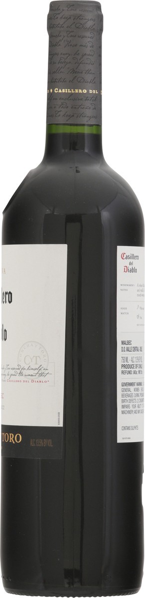 slide 4 of 12, Casillero del Diablo Malbec, 750 ml