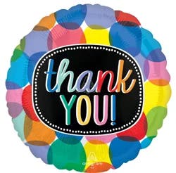 Bubbly Thank You Balloon - 18 in