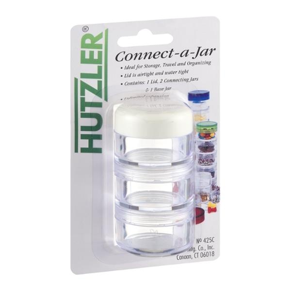 slide 1 of 1, Hutzler Manufacturing Co., Inc. Connect-A-Jar Storage Jars, 1 ct