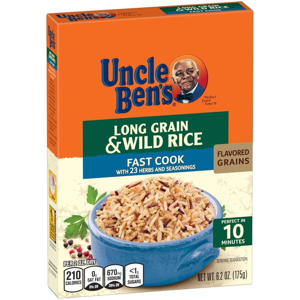 slide 1 of 1, Ben's Original Uncle Ben's Long Grain & Wild Rice, 6.2 oz