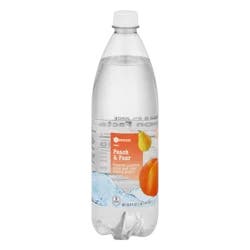 SE Grocers Flavored Sparkling Water Peach & Pear - 1 liter