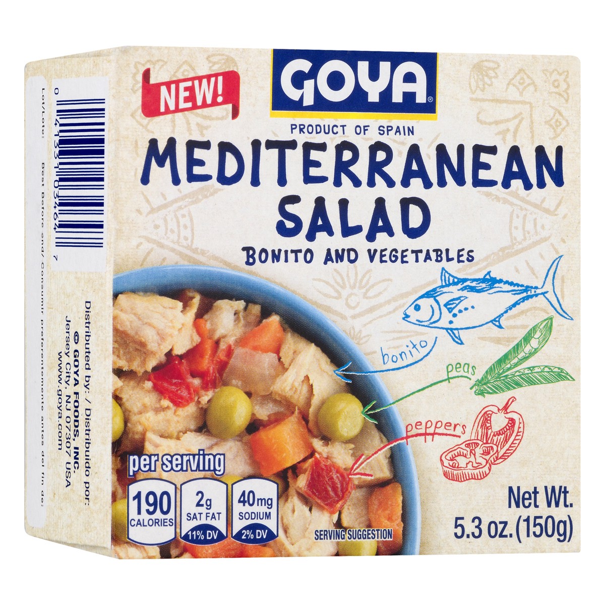 slide 8 of 12, Goya Bonito & Vegetable Mediterranean Salad, 5.29 oz