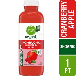 Simple Truth Organic Cranberry Apple Kombucha - 16 fl oz