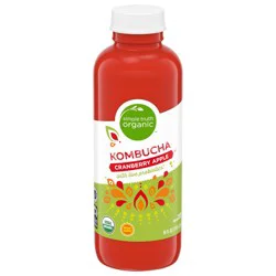 Simple Truth Organic Cranberry Apple Kombucha - 16 fl oz