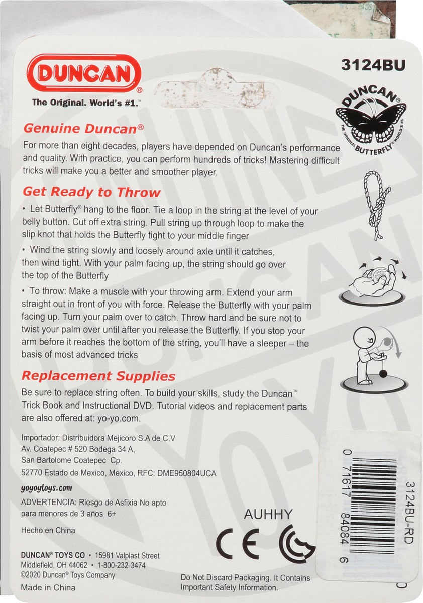 slide 7 of 8, Duncan Butterfly Yo Yo, The Original, 1 ct