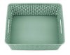 slide 3 of 13, Whitmor Resin Tote Med Loden Frost, MED