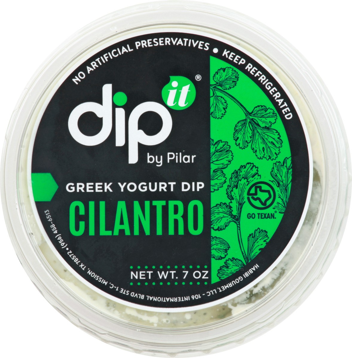 slide 13 of 13, dip it Greek Cilantro Yogurt Dip 7 oz, 7 oz