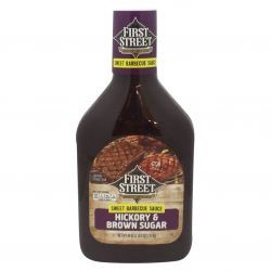 slide 1 of 1, First Street Hickory And Brown Sugar Barbecue, 40 oz