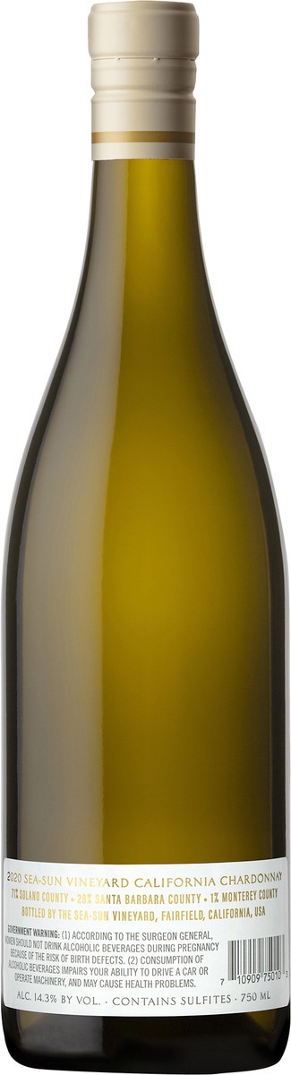 slide 6 of 6, Sea Sun Chardonnay, 750 ml