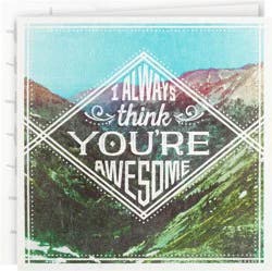 Hallmark Studio Ink Birthday Card (Awesome In Writing)