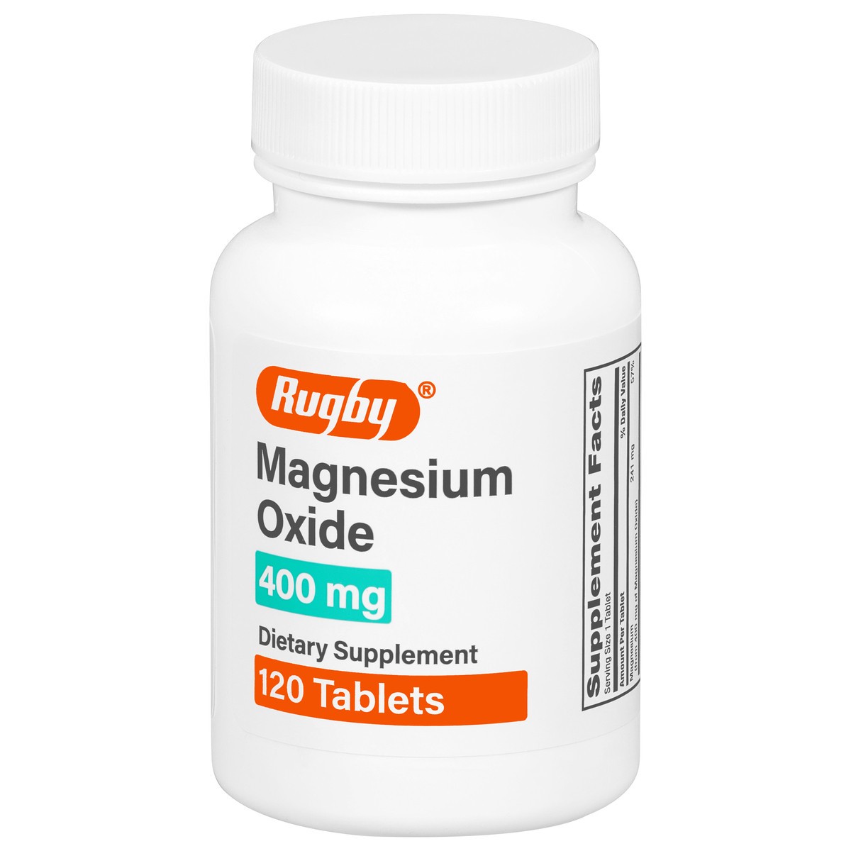 slide 12 of 14, Rugby 400 mg Magnesium Oxide 120 Tablets, 120 ct