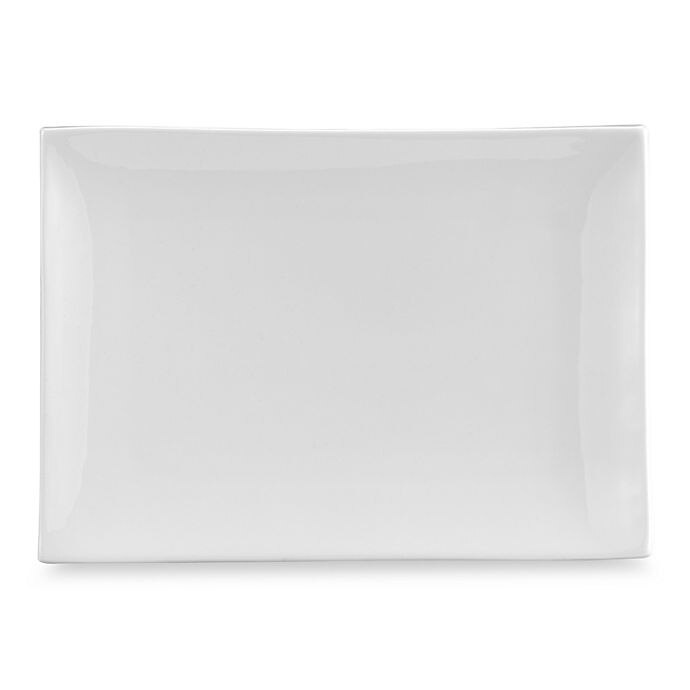 slide 1 of 1, Everyday White by Fitz and Floyd Rectangular Platter, 12.75 in