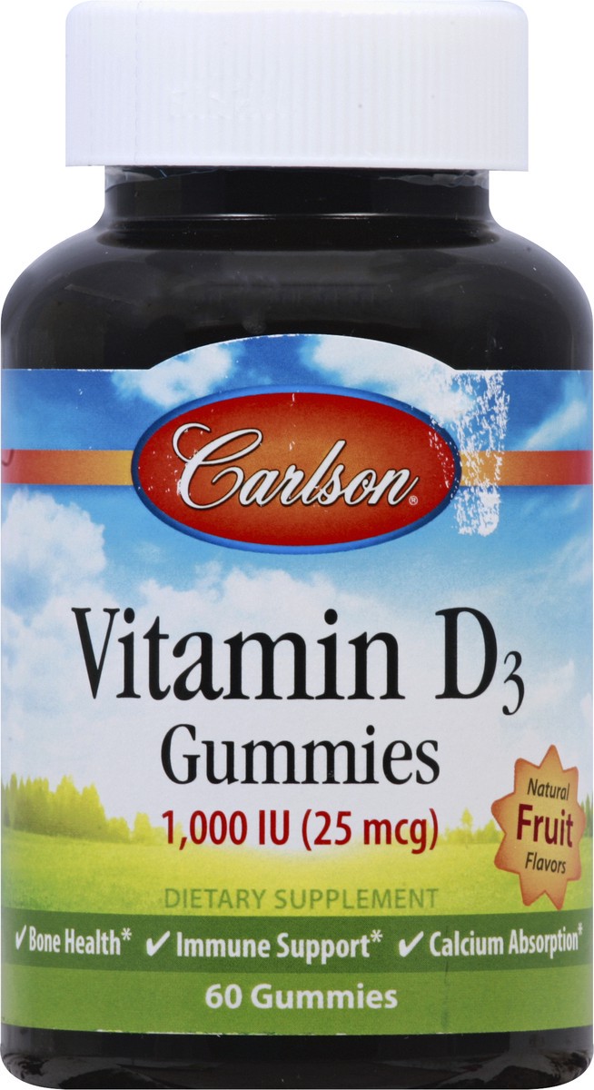 slide 1 of 7, Carlson Vitamin D3 60 ea, 60 ct