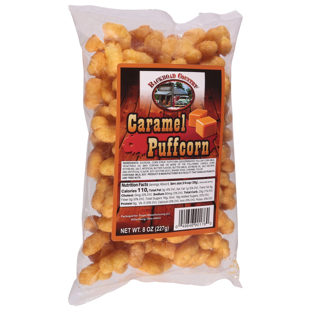 slide 8 of 12, Backroad Country Caramel Puffcorn 8 oz, 8 oz