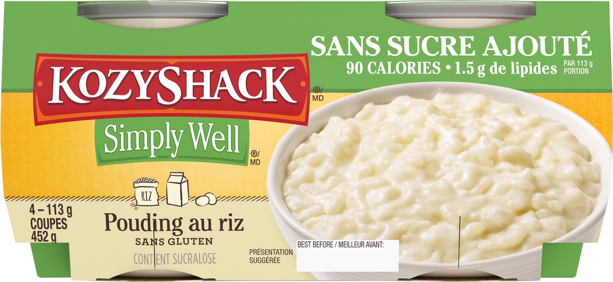 slide 9 of 9, Kozy Shack Simply Well Rice Pudding, 4 ct; 4 oz