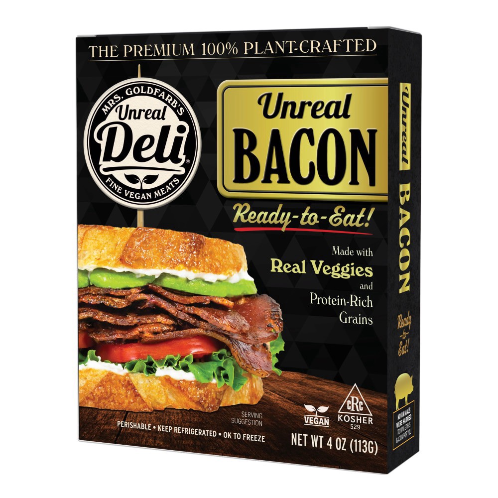slide 3 of 3, Unreal Deli Unreal Bacon 4 oz, 4 oz