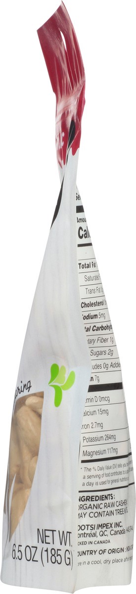 slide 4 of 12, Elan Raw Cashews, 6.5 oz