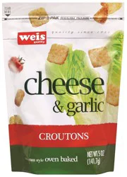 Weis Quality Cheese and Garlic Croutons