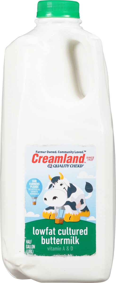 slide 7 of 9, Creamland Low Fat Cultured Buttermilk 0.5 Gl, 1/2 gal