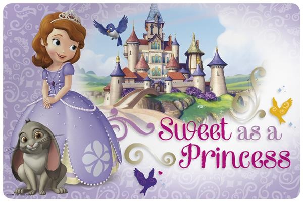 slide 1 of 1, Zak! Designs Disney Sofia The First Placemat, 1 ct