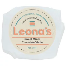 Leona's Sweet Mint Chocolate Wafer Cookie
