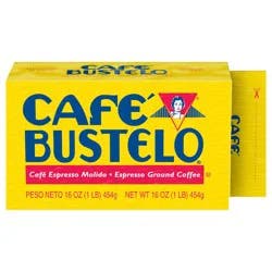 Café Bustelo Ground Coffee, Dark Roast, 16-Ounce Brick