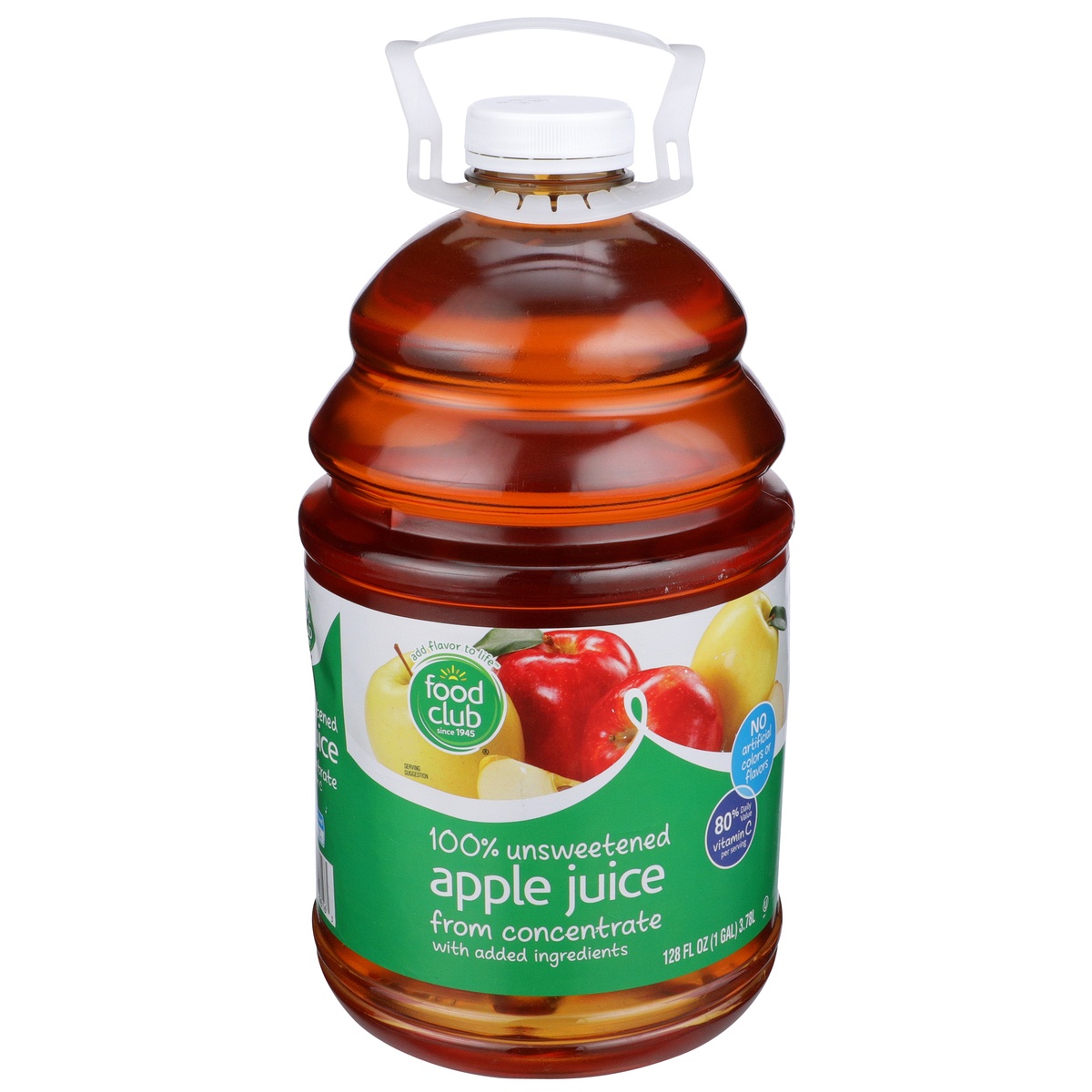 slide 1 of 1, Food Club 100% Apple Juice From Concentrate - 128 fl oz, 128 fl oz