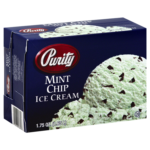 slide 1 of 1, Purity Mint Chip Ice Cream, 1.75 qt