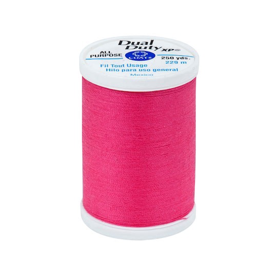 slide 1 of 2, General Purpose Thread 250 yd Bright Rose, 250 yd