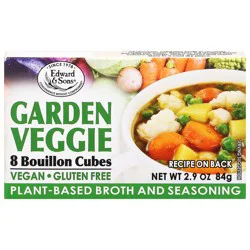 Edward & Sons Gluten Free Garden Veggie Bouillon Cube