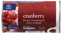 slide 1 of 1, Kroger Frozen Cranberry Juice Cocktail, 12 fl oz