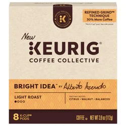 Keurig Coffee Collective Bright Idea Single-Serve K-Cup Pods, Light Roast Coffee, 8 Count