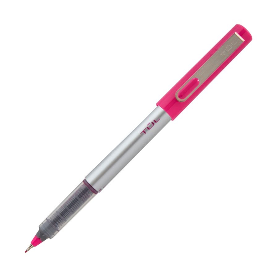 slide 7 of 10, TUL Fine Liner Felt-Tip Pens, Ultra-Fine Point, 0.4 Mm, Silver Barrel, Assorted Ink Colors, Pack Of 12 Pens, 12 ct