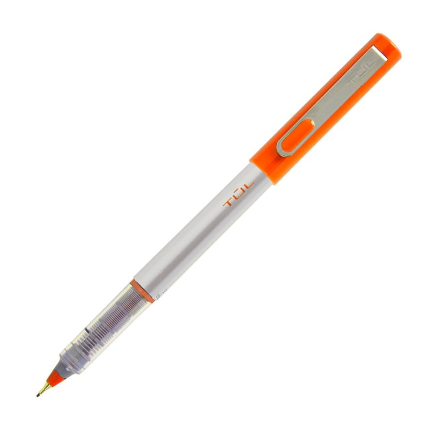 slide 10 of 10, TUL Fine Liner Felt-Tip Pens, Ultra-Fine Point, 0.4 Mm, Silver Barrel, Assorted Ink Colors, Pack Of 12 Pens, 12 ct