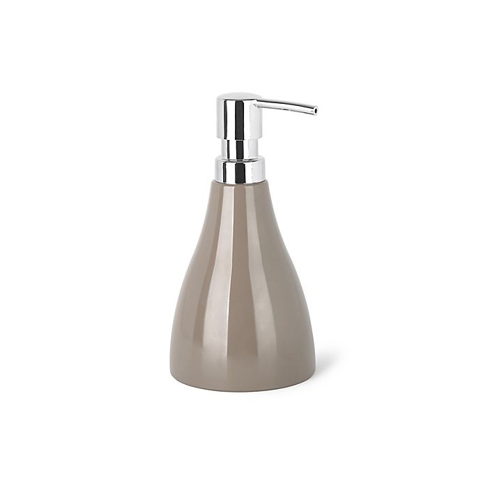 slide 1 of 1, Umbra Curvino Lotion Dispenser - Taupe, 1 ct