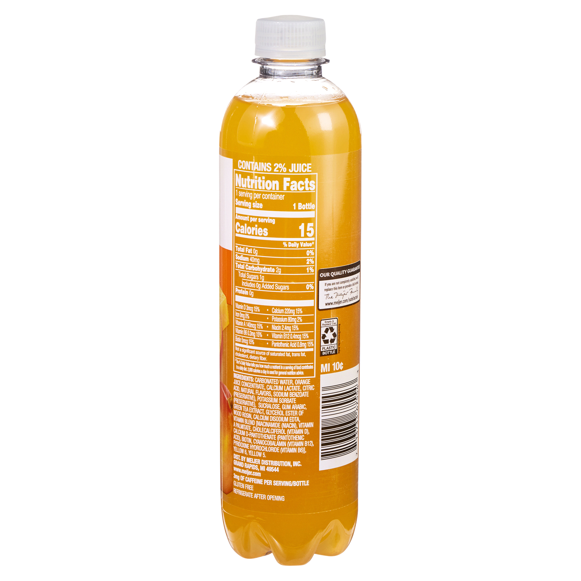 slide 6 of 29, Meijer Sparkling Orange Mango Beverage - 17 fl oz, 17 fl oz