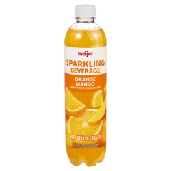 Meijer Sparkling Orange Mango Beverage- 17 fl oz
