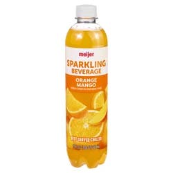 Meijer Sparkling Orange Mango Beverage- 17 fl oz